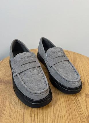 Оригінал! чоловічі лофери coach у новому стані туфлі