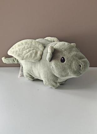 H&m cute soft toy baby dragon with glitter details rare new!