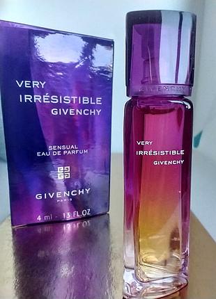 Givenchy very irresistible sensual  4мл  оригинал