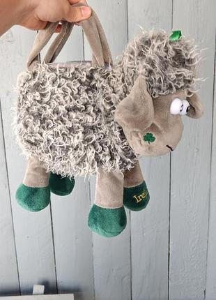 Плюшевая сумочка в виде овечки от celtic toy co продается как сувенир из ирландии..