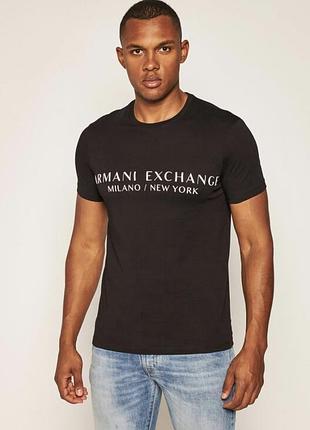 Нова футболка armani exchange розмір xl slim milan new york logo