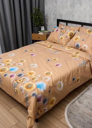 Комплект постельного белья moon&star микросатин premium caramel meadow полуторный 143х210 наволочки 2х40х60 (ms-820015905)