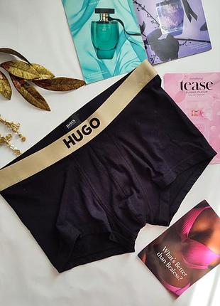 Мужские трусы боксерки коттоновые хлопковые hugo boss m