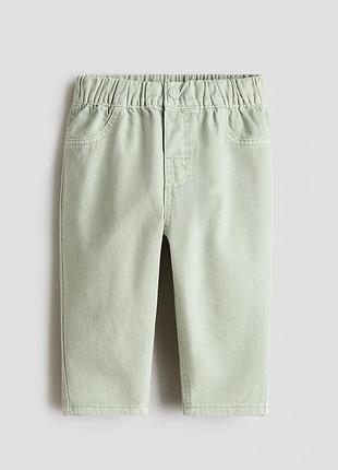 Джинсы детские h&amp;m зеленые