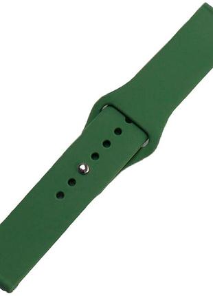 Ремешок universal silicone button design samsung/amazfit/huawei 22 mm pine green