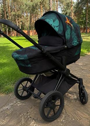 Cybex priam birds of paradise 3 в 1 (люлька + прогулянковий блок + автокрісло)