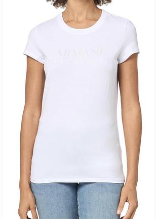 Футболка armani exchange білосніжна оригінал l нова