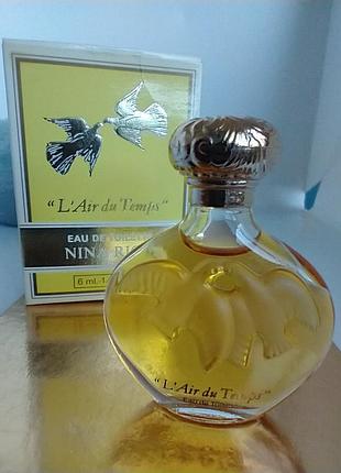 L'air du temps nina ricci винтаж 6 мл миниатюра