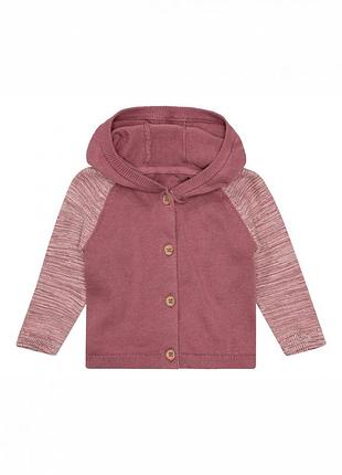 Кардиган хлопковый вязаный для девочки lupilu lidl 381780 086-92 см (12-24 months) бордовый