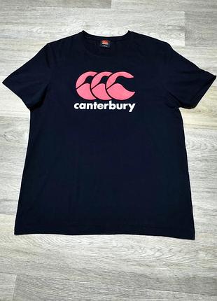 Мужская футболка canterbury с принтом , размер l .