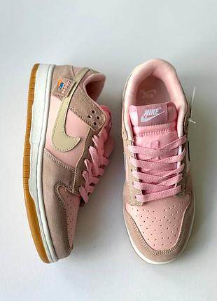 Nike sb dunk low pink oxford