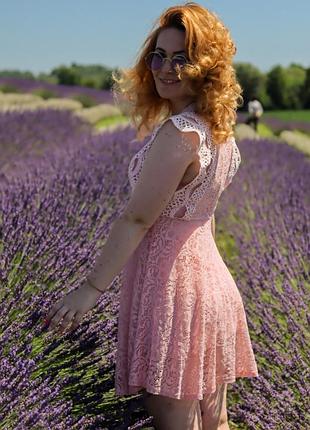 Платье ажурное