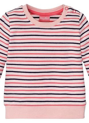 Світшот двунитка для дівчинки lupilu lycra® 385902 074-80 см (6-12 months) різнобарвний