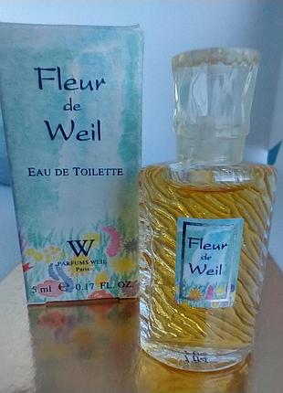 Fleur de weil миниатюра миниатюра 5мл винтаж