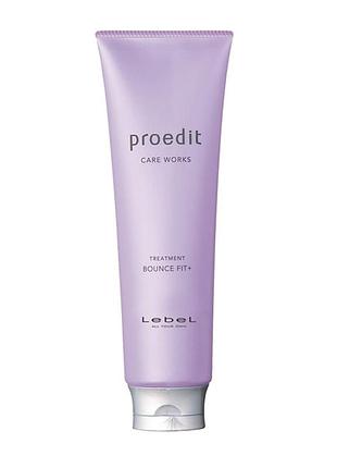 Lebel proedit bounce fit plus відновлююча маска для сильно пошкодженого волосся 250 мл