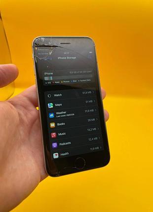 Продам iphone 6s на 64gb silver. акб 100% 3