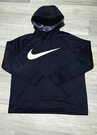 Мужское худи nike на флисе , размер xl .