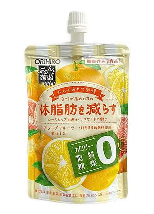 Orihiro purunto konjac jelly питне безкалорійне конняку-желе (грейпфрут), 130 г