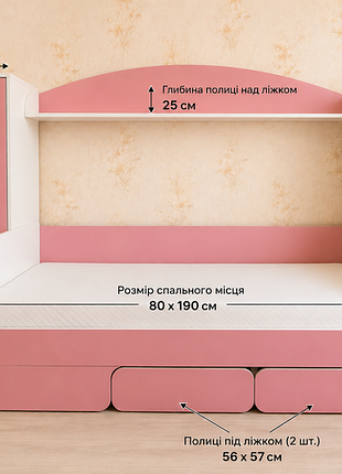 Продам детский мебельный комплект (изготовлен по заказу)