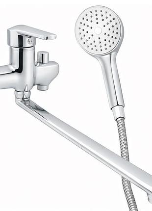 Смеситель для ванны излив поворотный millz хром mzj 60d-a182-40