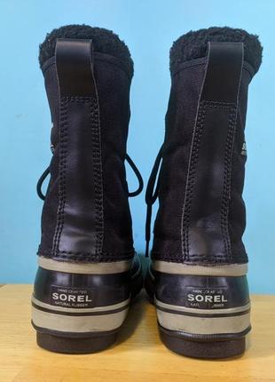 Черевики чоботи гумові непромокальні зимові снігоходи sorel 1964 pac nylon, waterproof5 фото