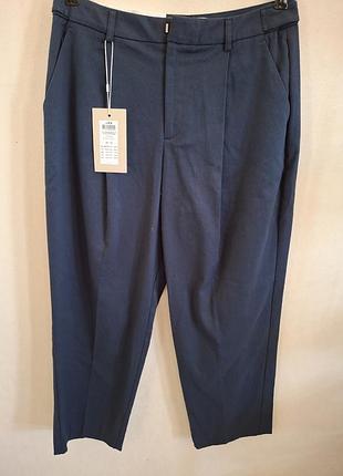 Женские классические укороченные брюки темно-синего цвета (navy blue) jjxx,
