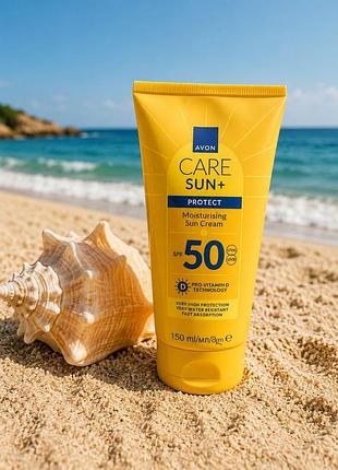Солнцезащитный крем для лица и тела spf 50+ avon (150 мл)