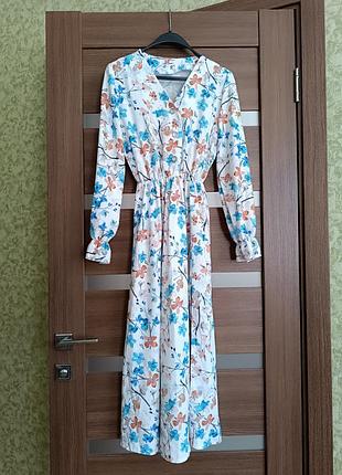 Платье цветочное