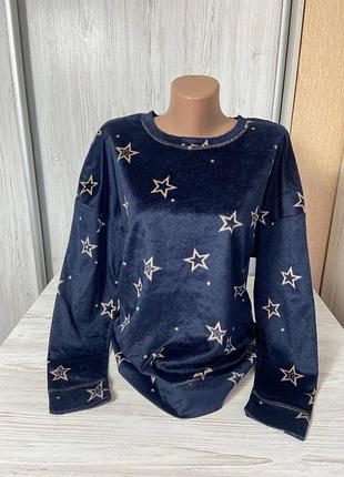 Кофта жіноча для дому флісова тепла від британського бренду marks & spencer розмір l💟