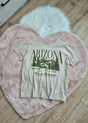 Футболка женская 100% cotton бренда pull &amp; bear