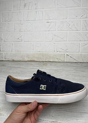 Синие модные кеды dc shoes размер 45