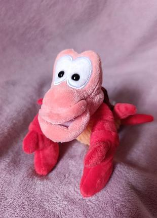 Disney мягкая игрушка себастиан краб, русалочка