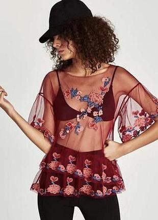 Блуза zara размер м