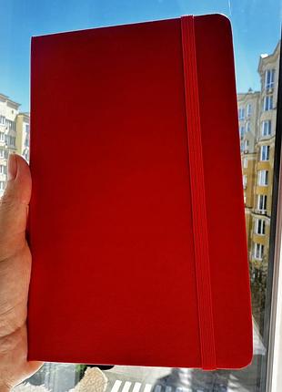 Новий блокнот для нотаток moleskine червоний 13/21 240 сторінок