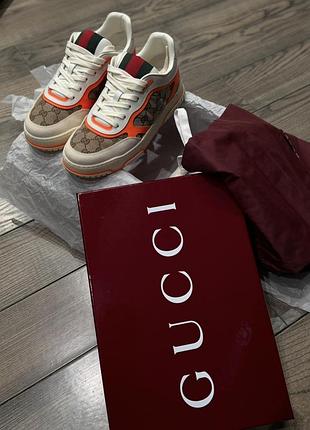 Оригінальні чоловічі кросівки gucci | повний комплект | розмір 8