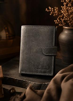 Кошелек мужской кожаный dnk leather dnk-n4l-chm черный