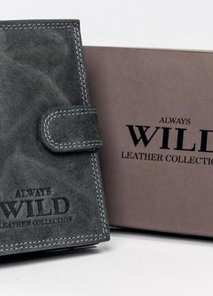 Гаманець чоловічий always wild n4l-p-chm-black