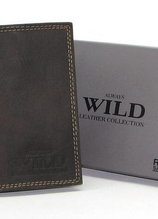 Гаманець чоловічий always wild n4-p-chm brown
