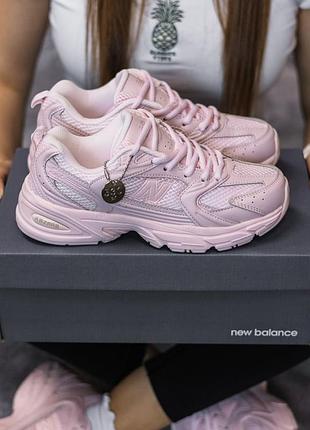 Женские кроссовки розовые легкие удобные new balance 530