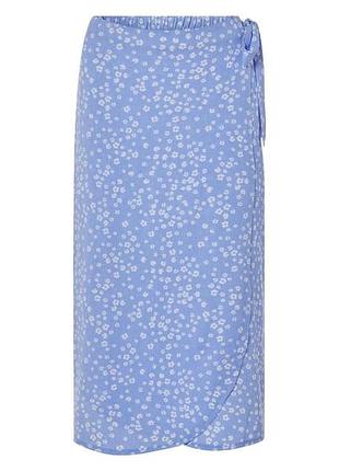 Юбка на запах для женщины esmara lycra® 489198 m голубой