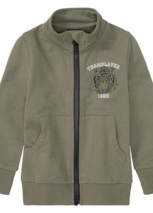 Толстовка двунитка для хлопчика lupilu lidl 411746 086-92 см (12-24 months) хакі