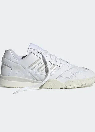 Adidas a.r. trainer (46) 29.5 см кожаные кроссовки мужские белые оригинал