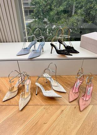 Мереживні босоніжки jimmy choo🤍