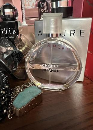 Туалетна вода chanel chance eau tendre оригінал, залишок у флаконі