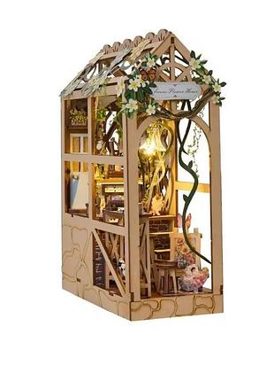 Бук нук безтурботний квітковий будинок book nookserene flower house diy інтер'єрний конструктор sl-45