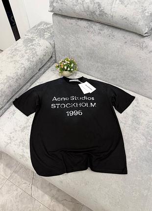 Футболка кacne studios мужская 100% хлопок | черная | s-l