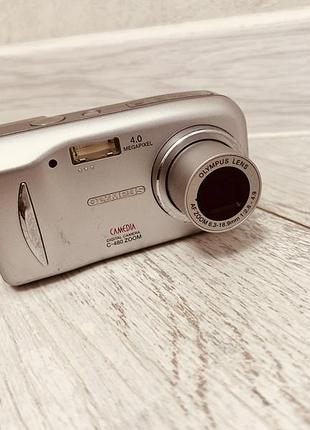 Цифровой фотоаппарат olympus c-480 zoom винтажный