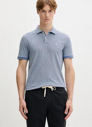 Мужская футболка-поло marc o'polo (regular fit) в полоску, размер м