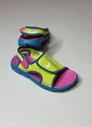 Nike sunray adjust 4, новые оригинальные легчайшие классные яркие сандалии