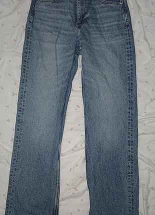 Джинси жіночі zara straight fit сині 36